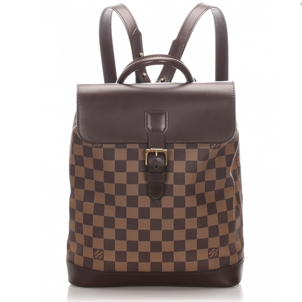 Louis Vuitton Vintage - Damier Ebene Soho Backpack - Brown - Leather Backpack